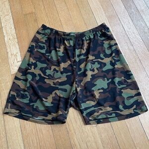 Urban Outfitters Urban Renewal Camouflage Biker Shorts
